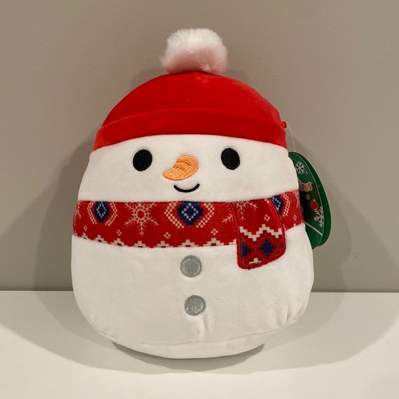 Squishmallow Manny the Snowman 8” NWT Christmas 2023 - Picture 1 of 4